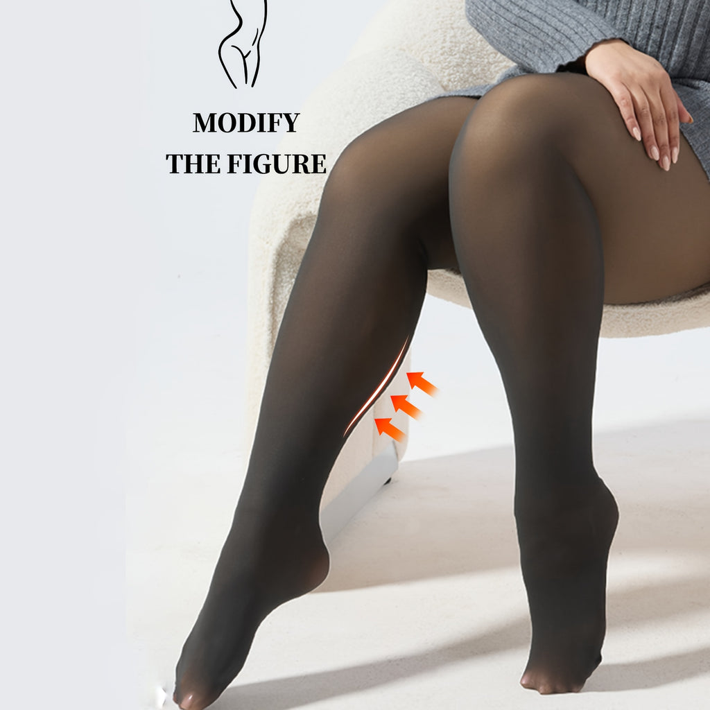 Collant grande taille, vu de dos