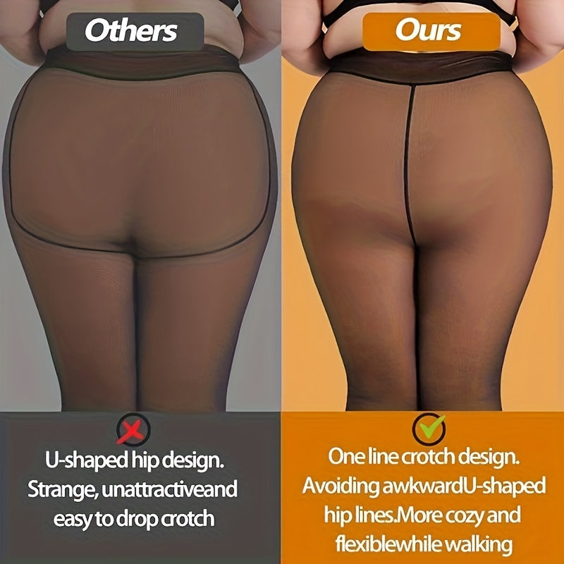 Collant grande taille, détail du tissu