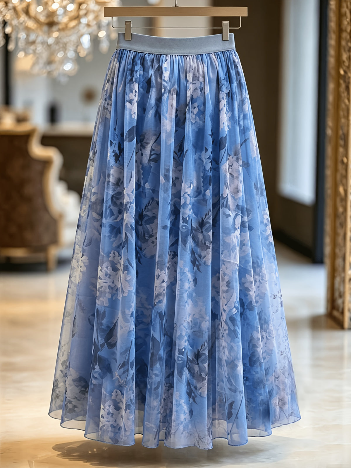 Jupe grande taille en dentelle, coupe ample, effet ajouré, esprit vacances — composition : 100% Polyester