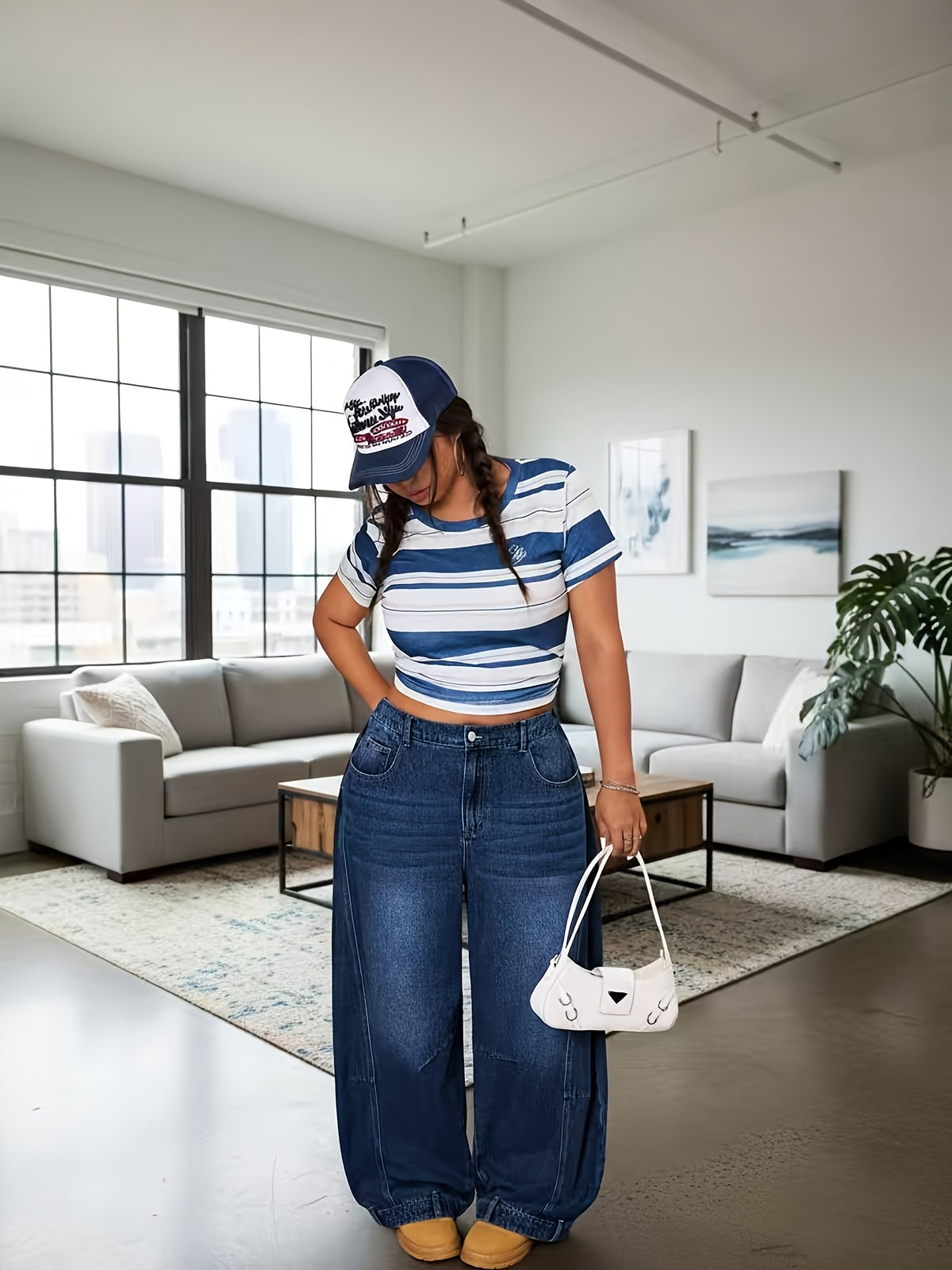 Jean grande taille — composition : 73% Coton, 14% Viscose, 11% Polyester, 2% Élasthanne Image