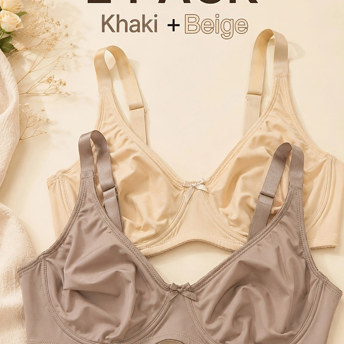 Couleur Kaki + Beige