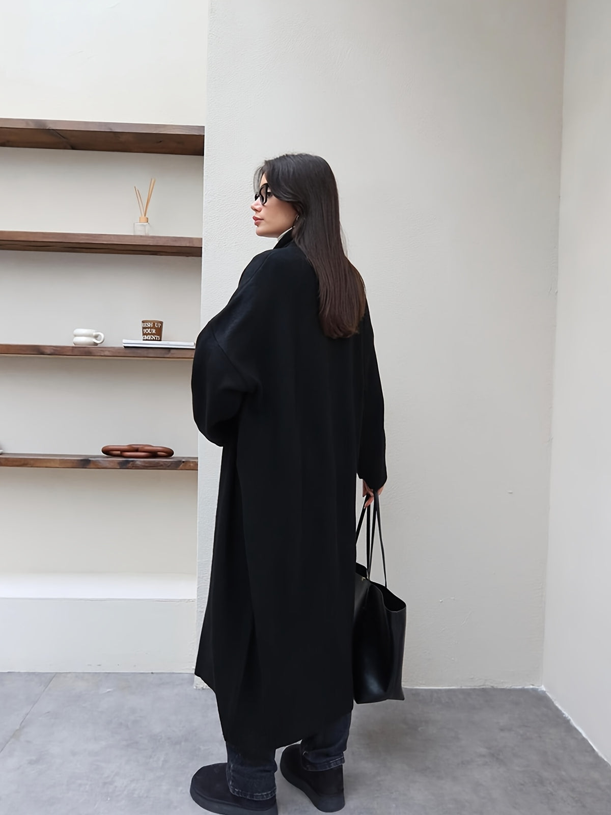 Gilet grande taille, coupe oversize, toucher moelleux, chaleur d'hiver, tissu opaque