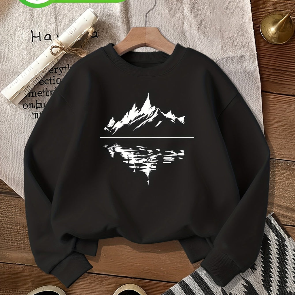 Pull grande taille, col rond, toucher naturel, chaleur d'hiver — composition : 100% Coton