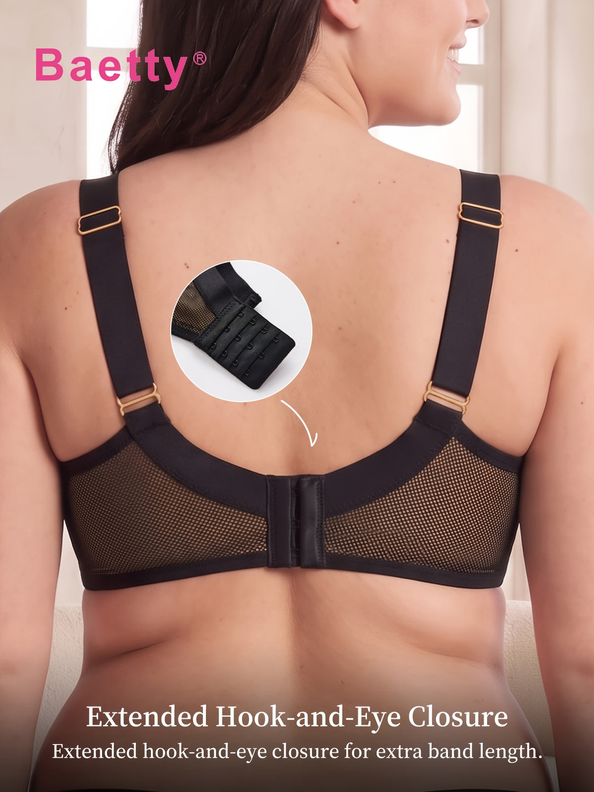 Soutien-gorge grande taille — Alvéoles ajourées au bonnet