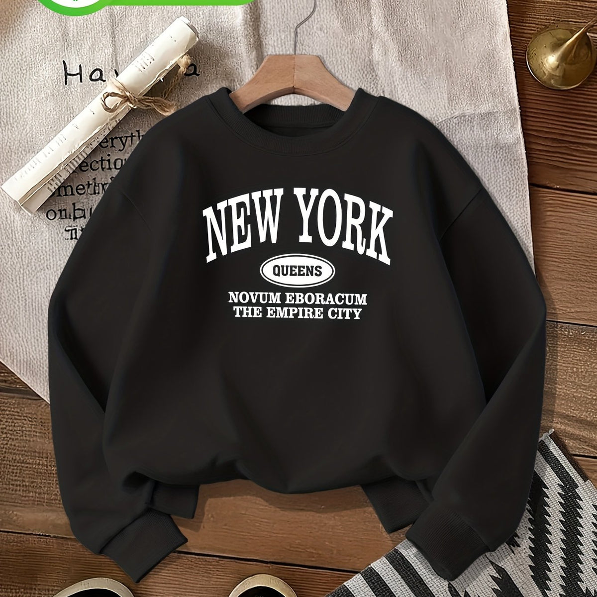 Pull grande taille, col rond, toucher naturel, chaleur d'hiver — composition : 100% Coton