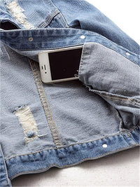 Veste grande taille, coupe ample, poches plaquées, manches longues