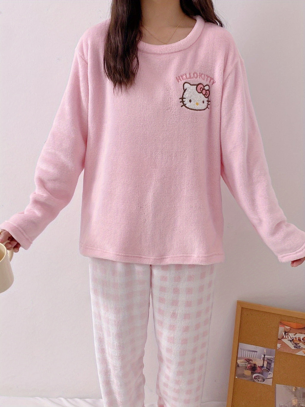 Pyjama grande taille, chaleur d'hiver, tissu opaque