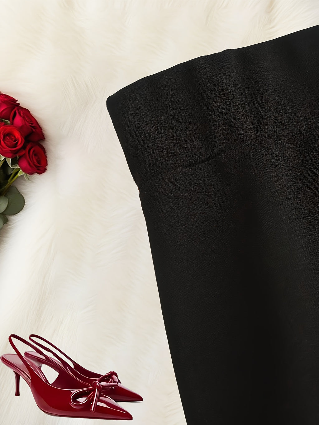 Culotte grande taille, coupe ajustée, tissu opaque