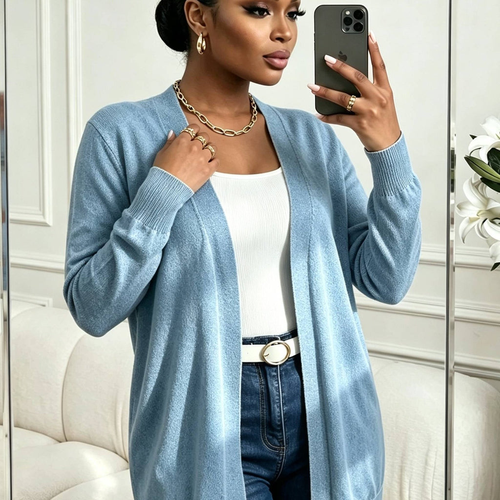 Pull grande taille, coupe ample, col V, tissu opaque