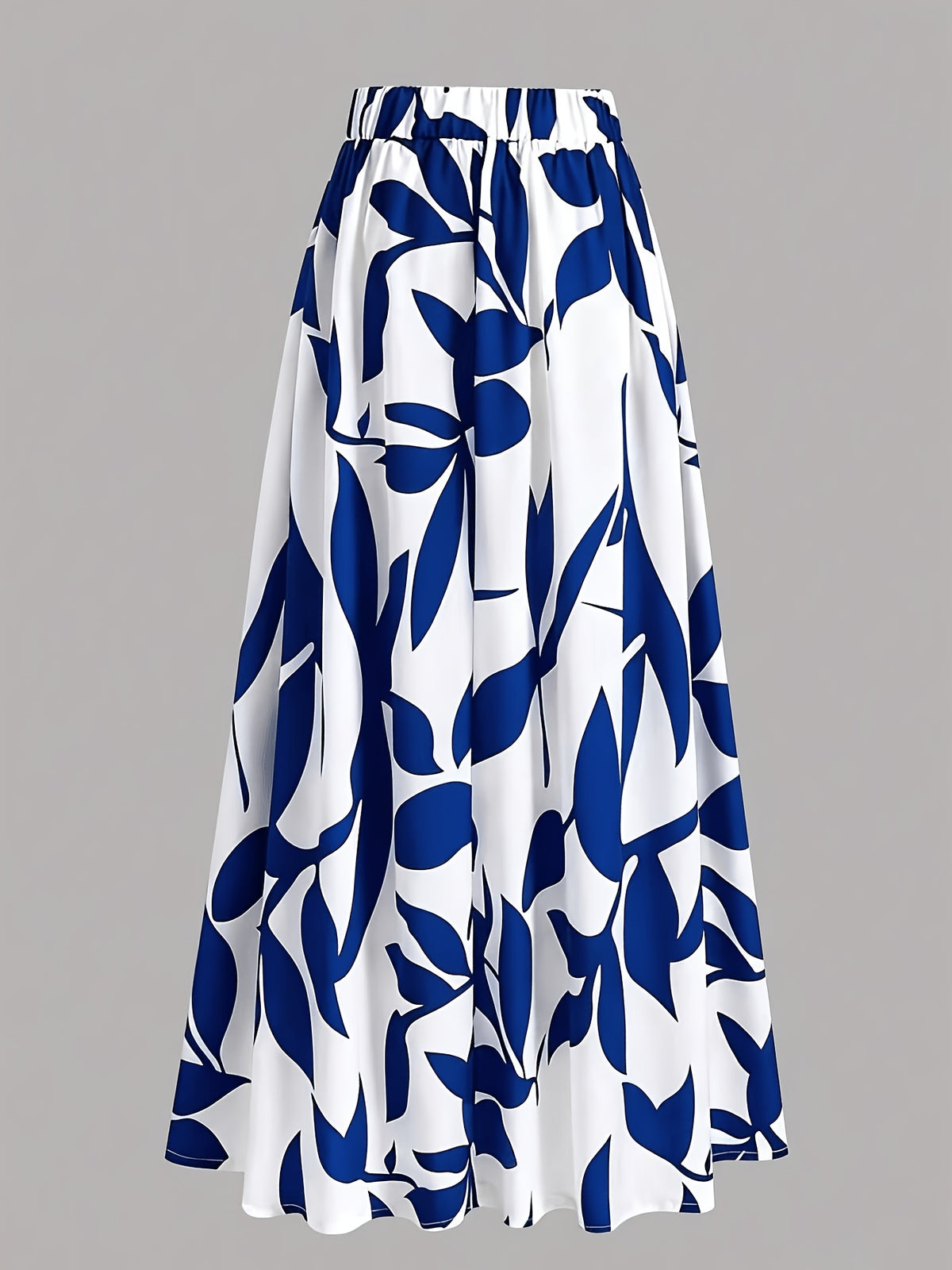 Jupe grande taille, coupe évasée, esprit décontracté, autre coloris