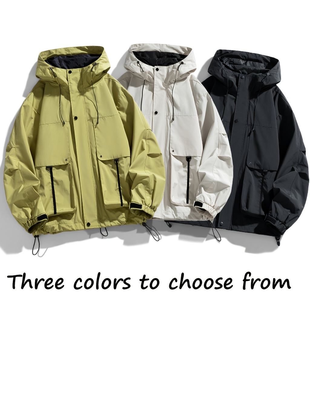 Veste grande taille, coupe ample, épaules dénudées, poches pratiques, mise en situation