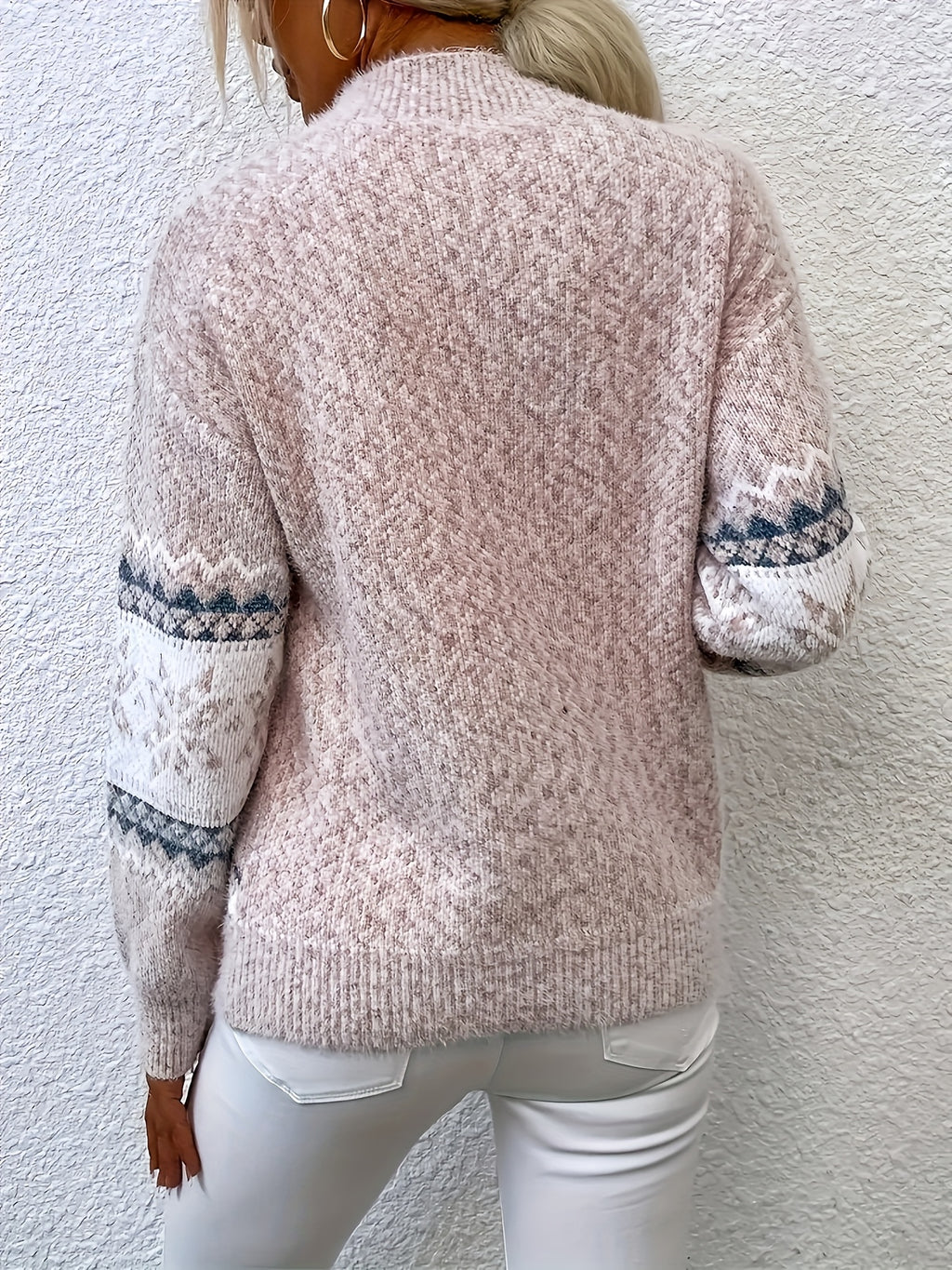 Tunique grande taille, détail du tissu
