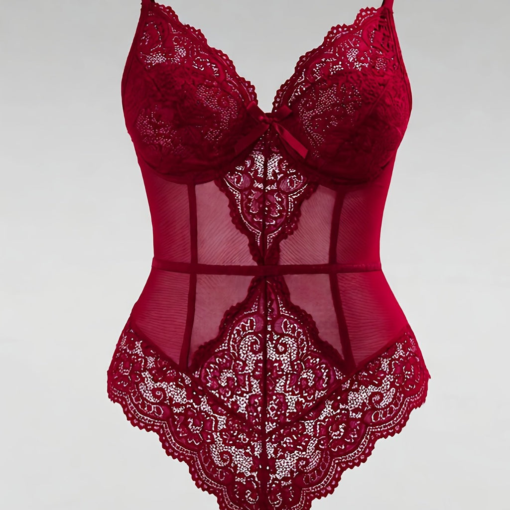 Body gainant grande taille en maille à imprimé fleuri, maille souple — composition : 90% Polyamide, 10% Élasthanne
