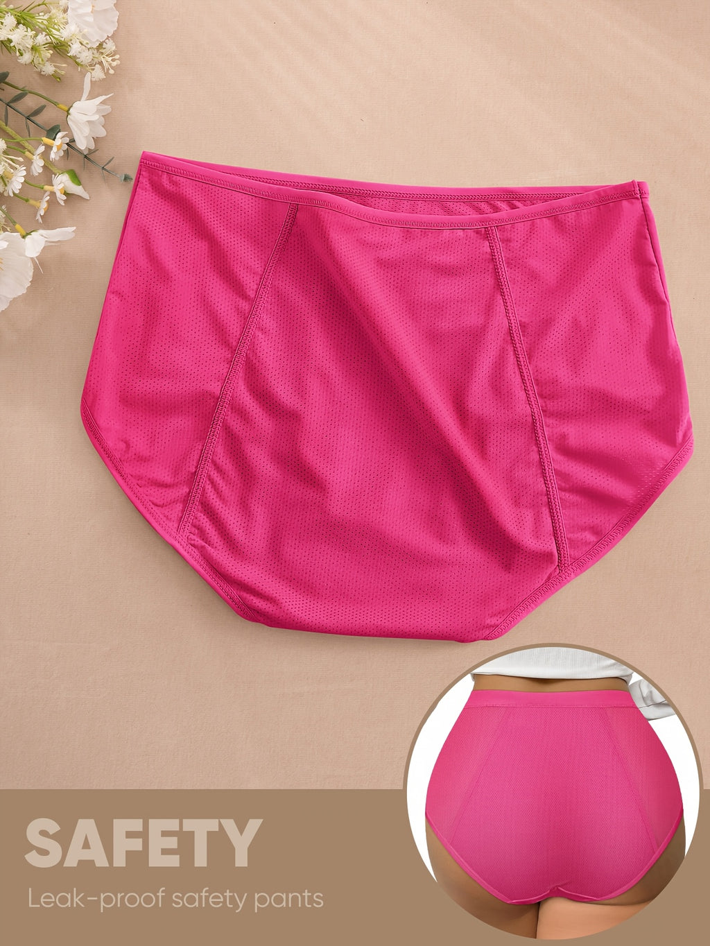 Culotte grande taille, coupe ajustée, effet gainant, détail du col