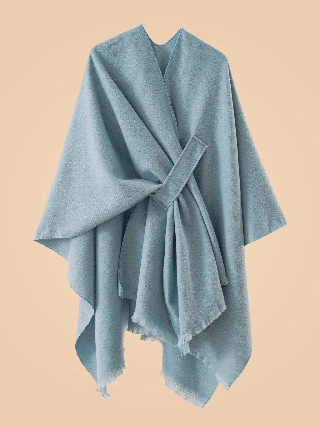 Châle grande taille, coupe oversize, toucher moelleux, chaleur d'hiver, visuel produit