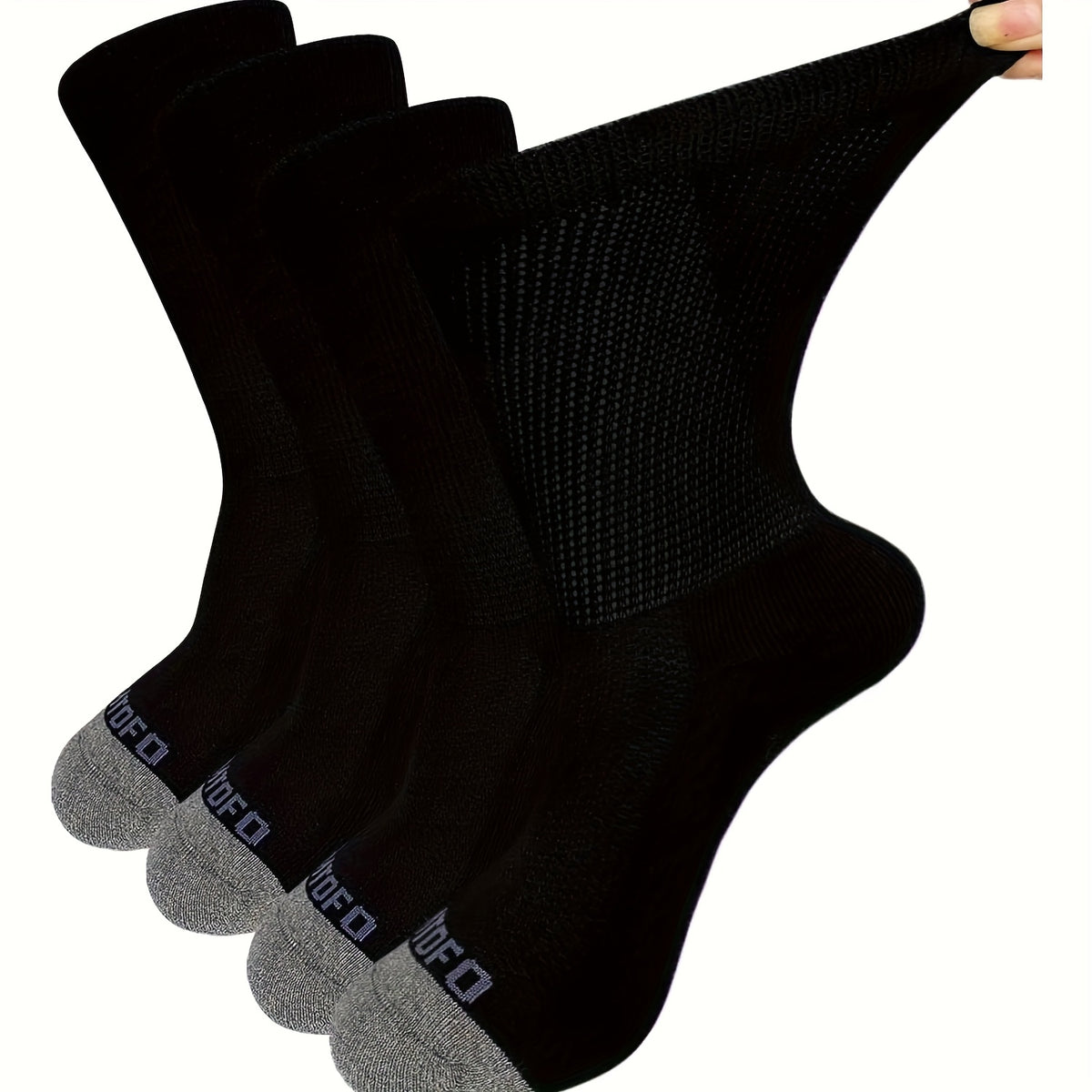 Chaussettes grande taille, coupe ample, toucher naturel