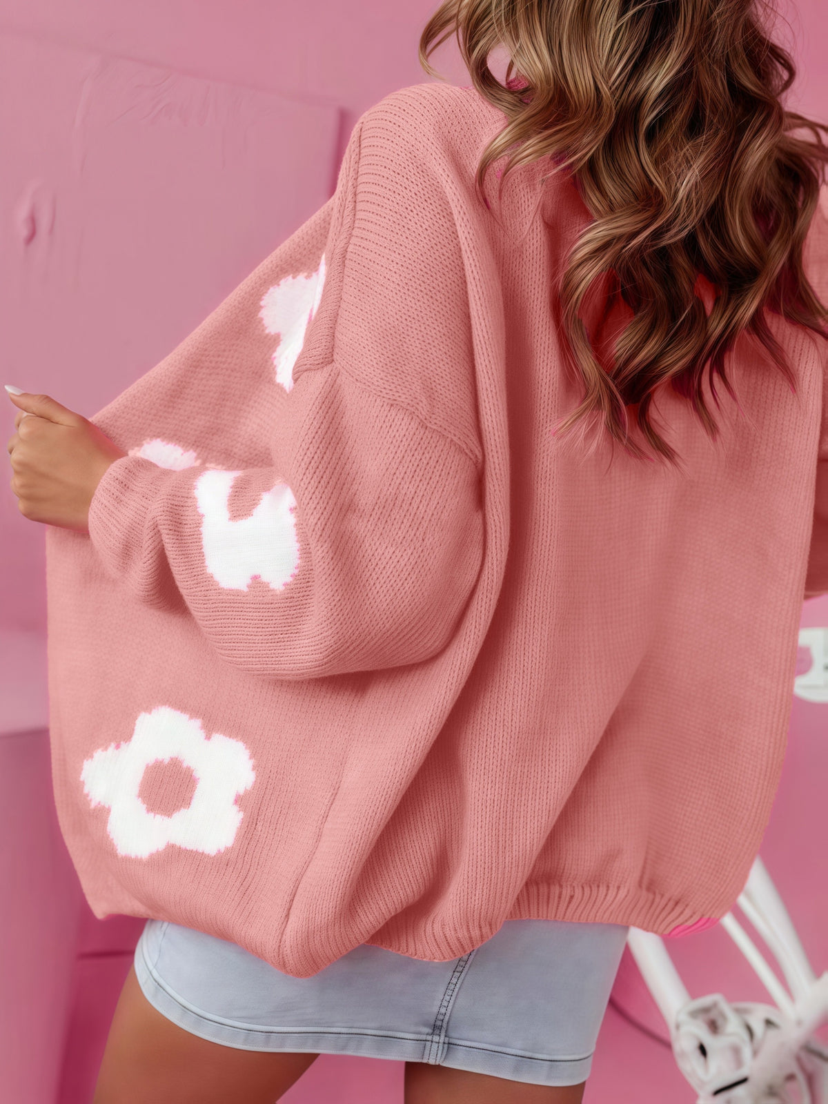Pull grande taille, coupe oversize, toucher moelleux Image
