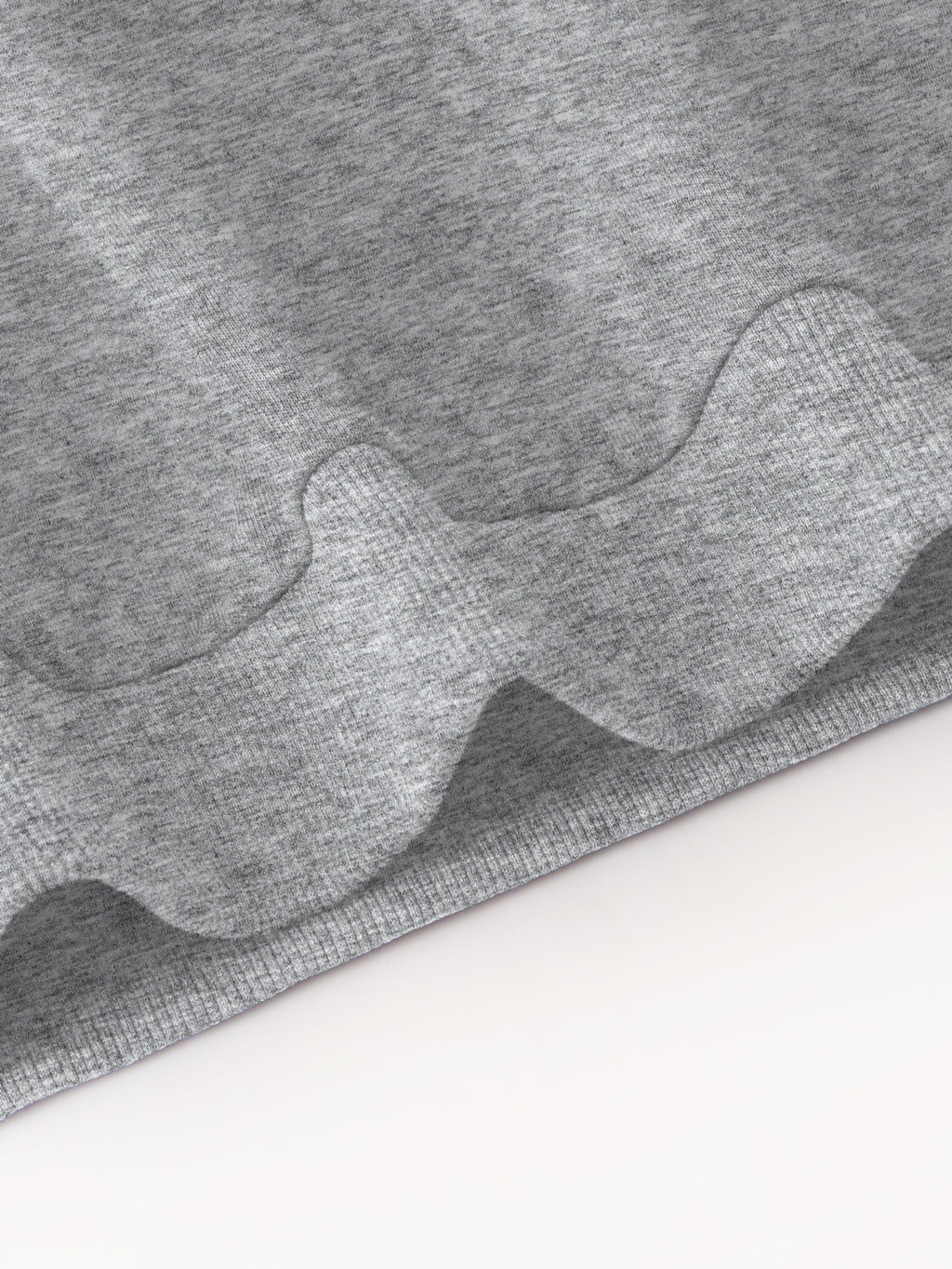 Sweat grande taille, col rond, toucher naturel, chaleur d'hiver, gros plan