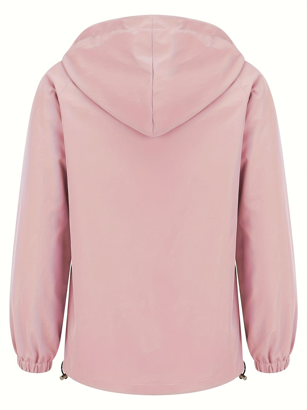 Manteau grande taille, fermeture zippée, esprit trench, détail du tissu