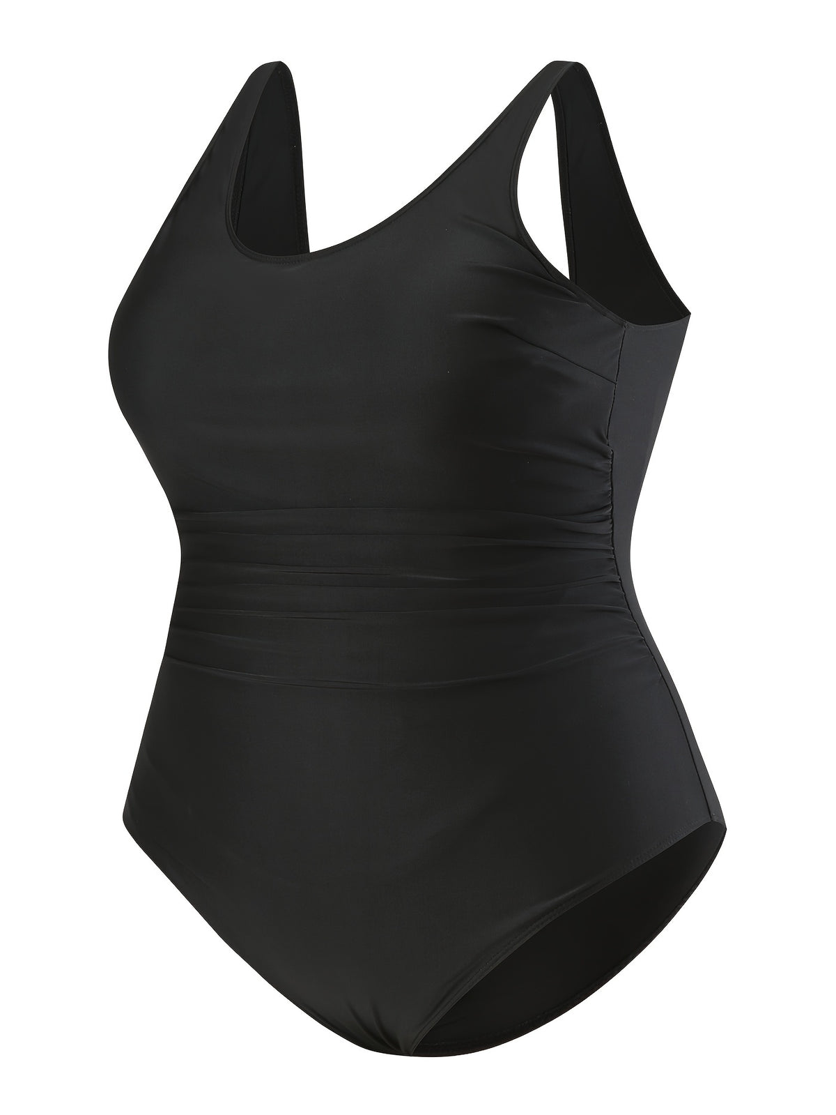 Maillot de bain grande taille, épaules dénudées, basique du quotidien, autre coloris