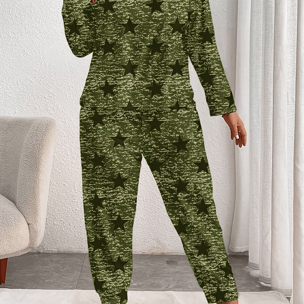 Ensemble grande taille, coupe ample, allure élégante — composition : 100% Polyester