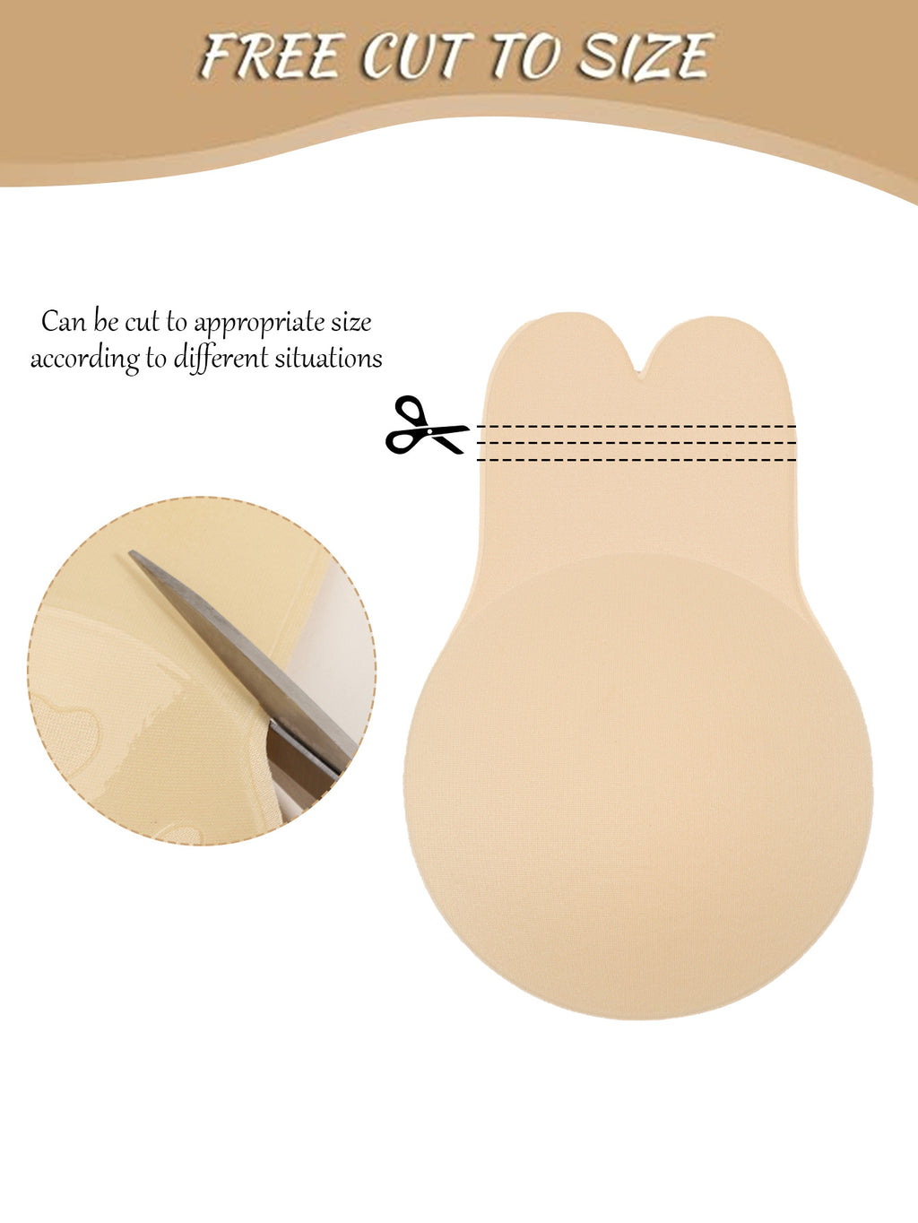 Patchs adhésifs grande taille, colis de 14 pièces ou nude