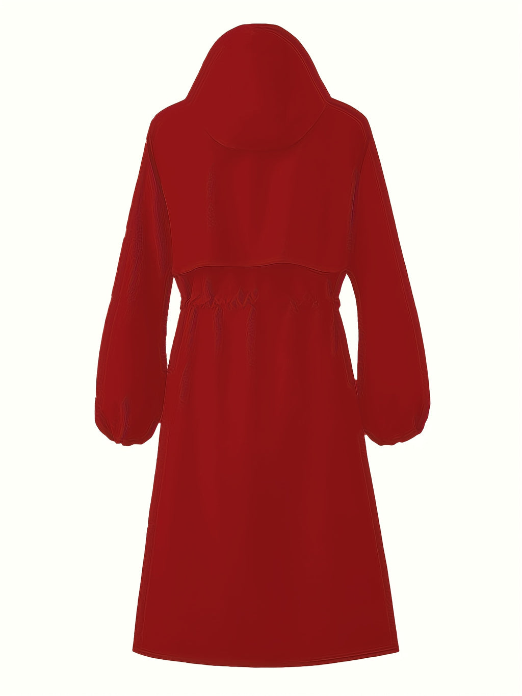 Veste grande taille, capuche, chaleur d'hiver, tissu épais, vue de profil
