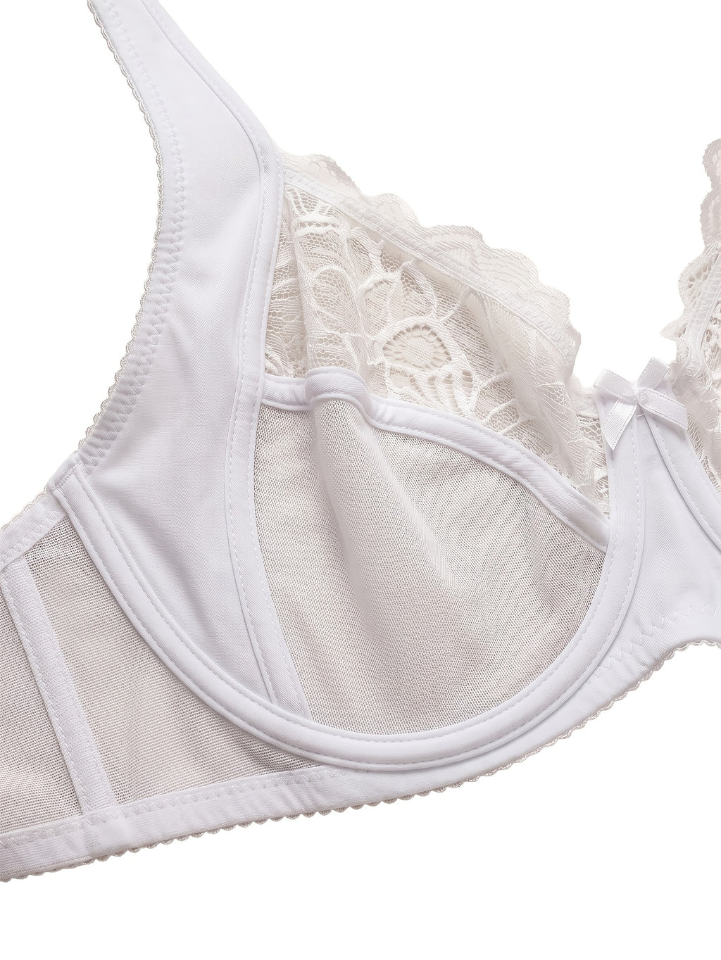 Soutien-gorge grande taille — Ailes hautes et haut ajouré
