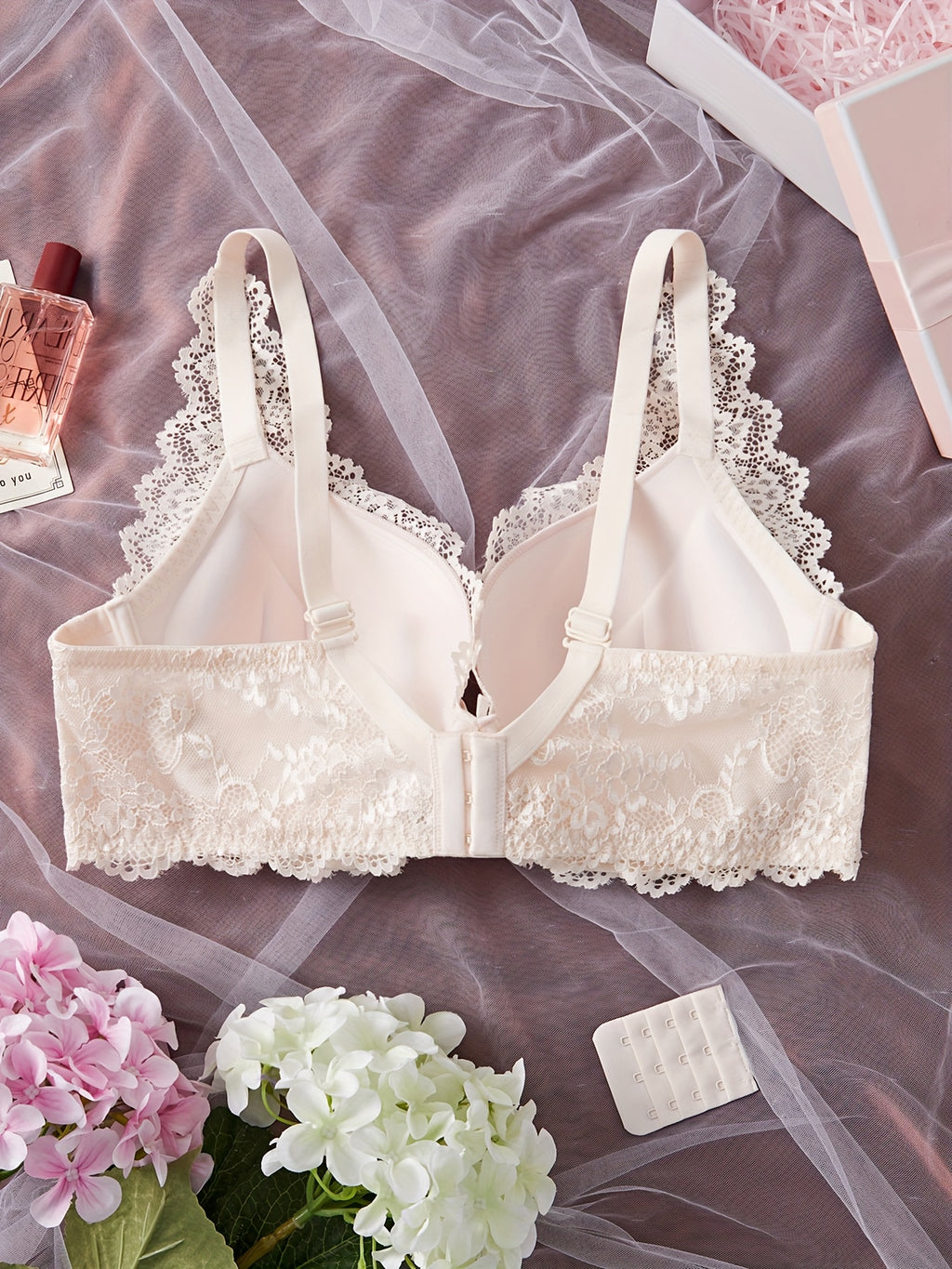 Soutien-gorge grande taille — Dentelle festonnée six coloris