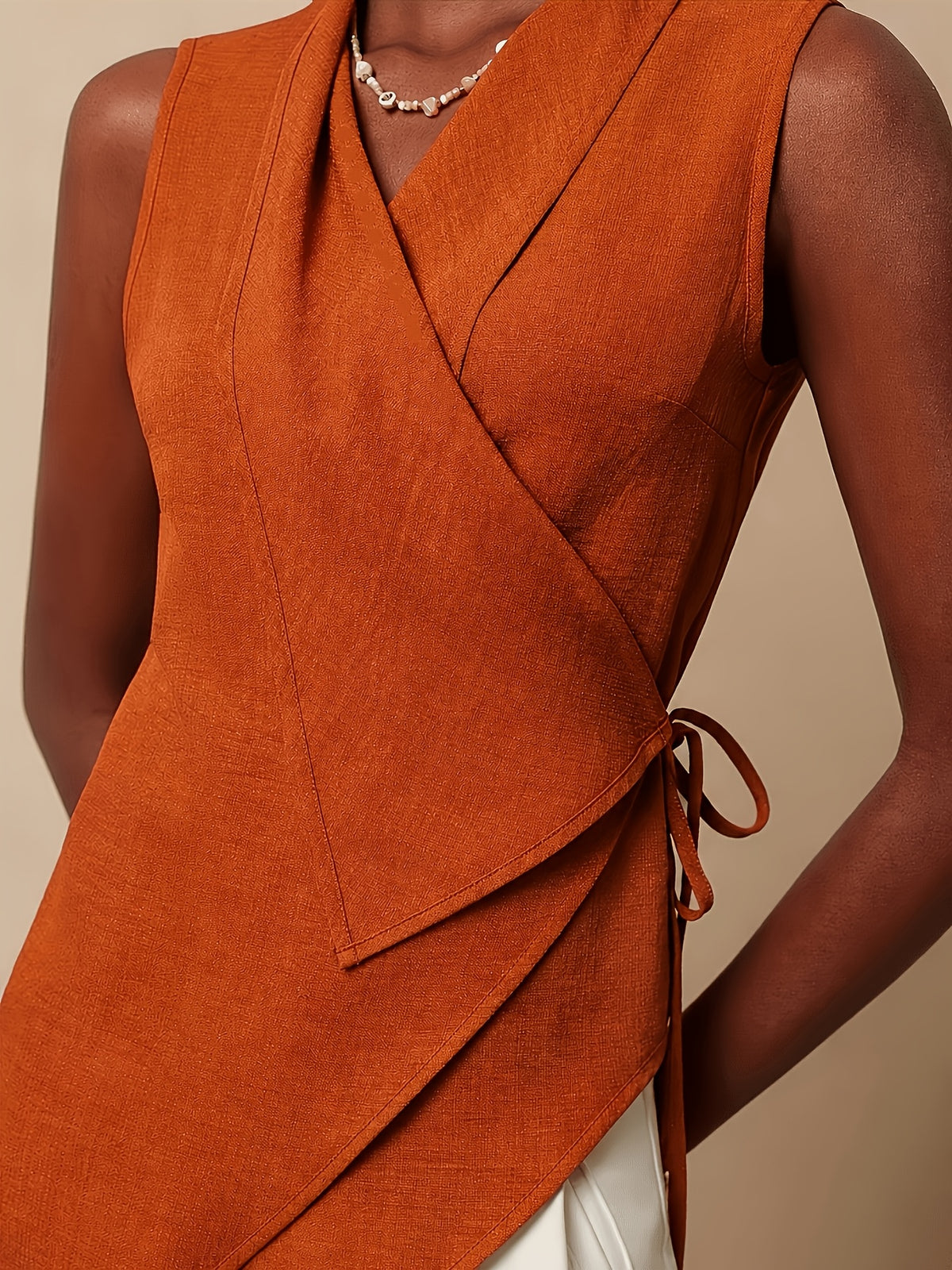 Chemise grande taille, col V, visuel produit