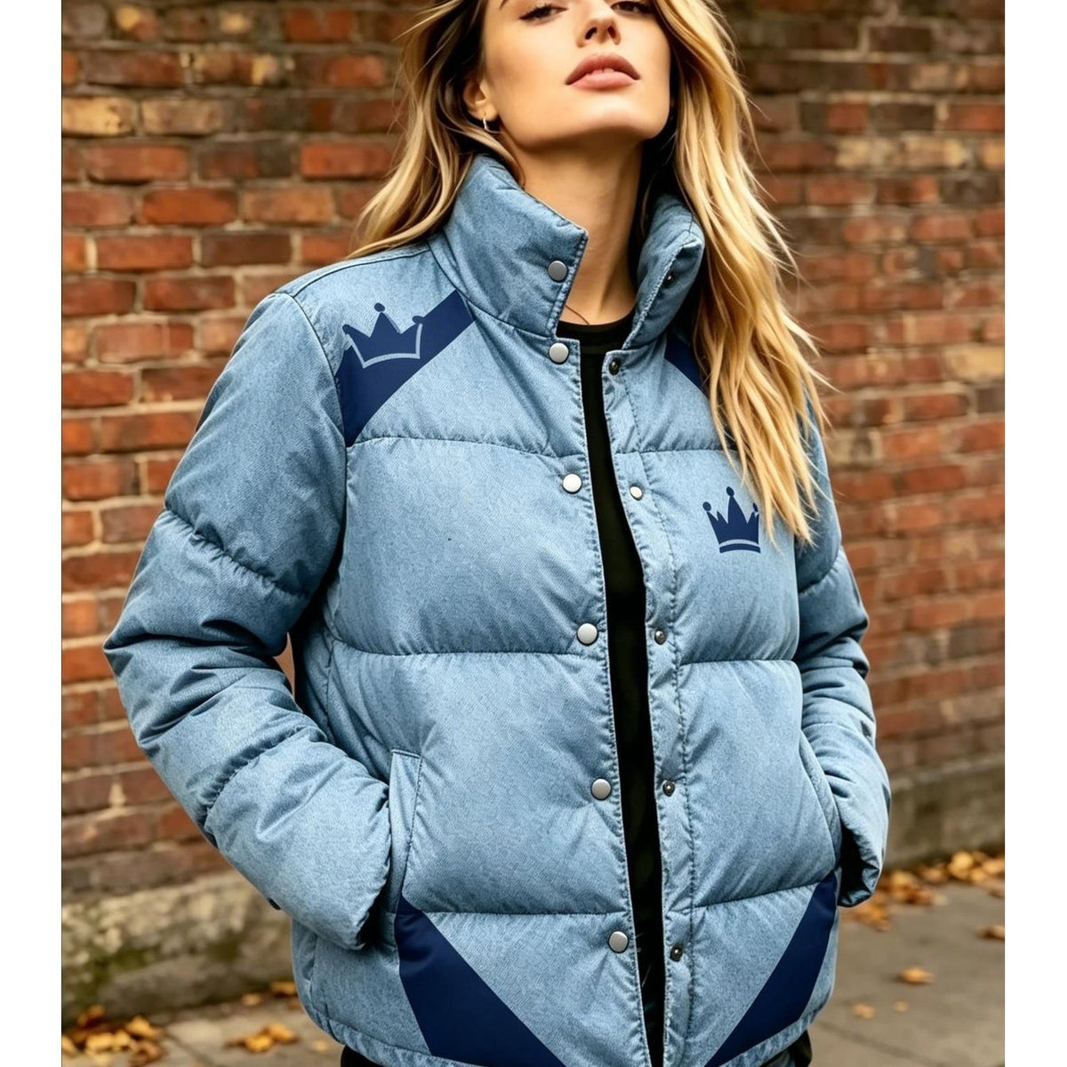 Manteau grande taille, chaleur d'hiver, coupe-vent, vue de profil