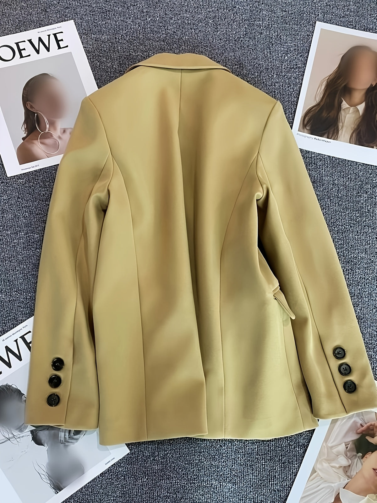 Veste grande taille, manches longues, toutes saisons, autre coloris