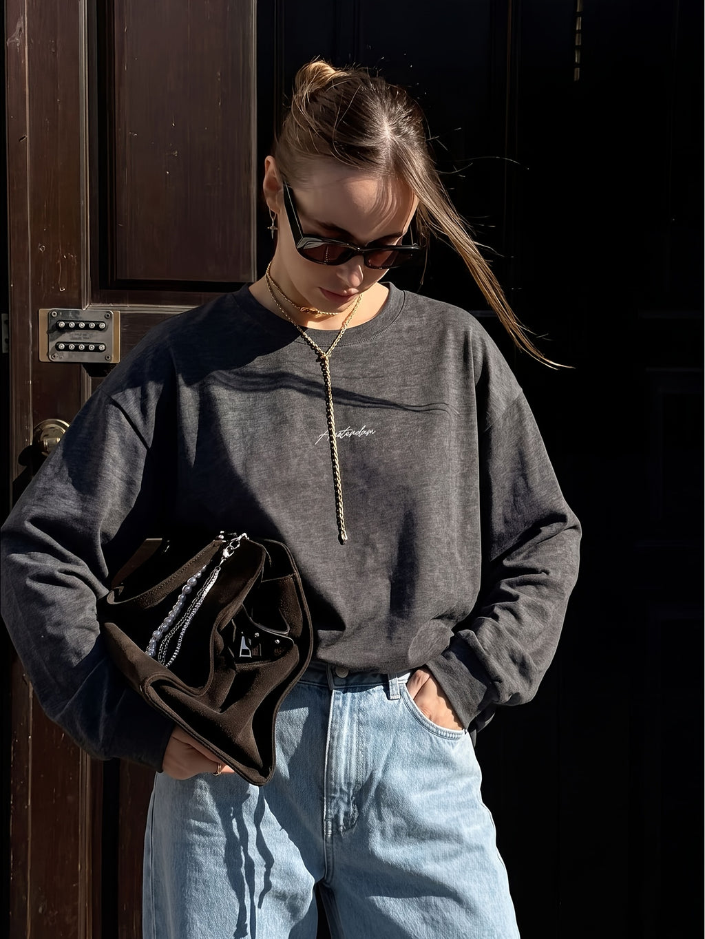 Top grande taille, détail du tissu
