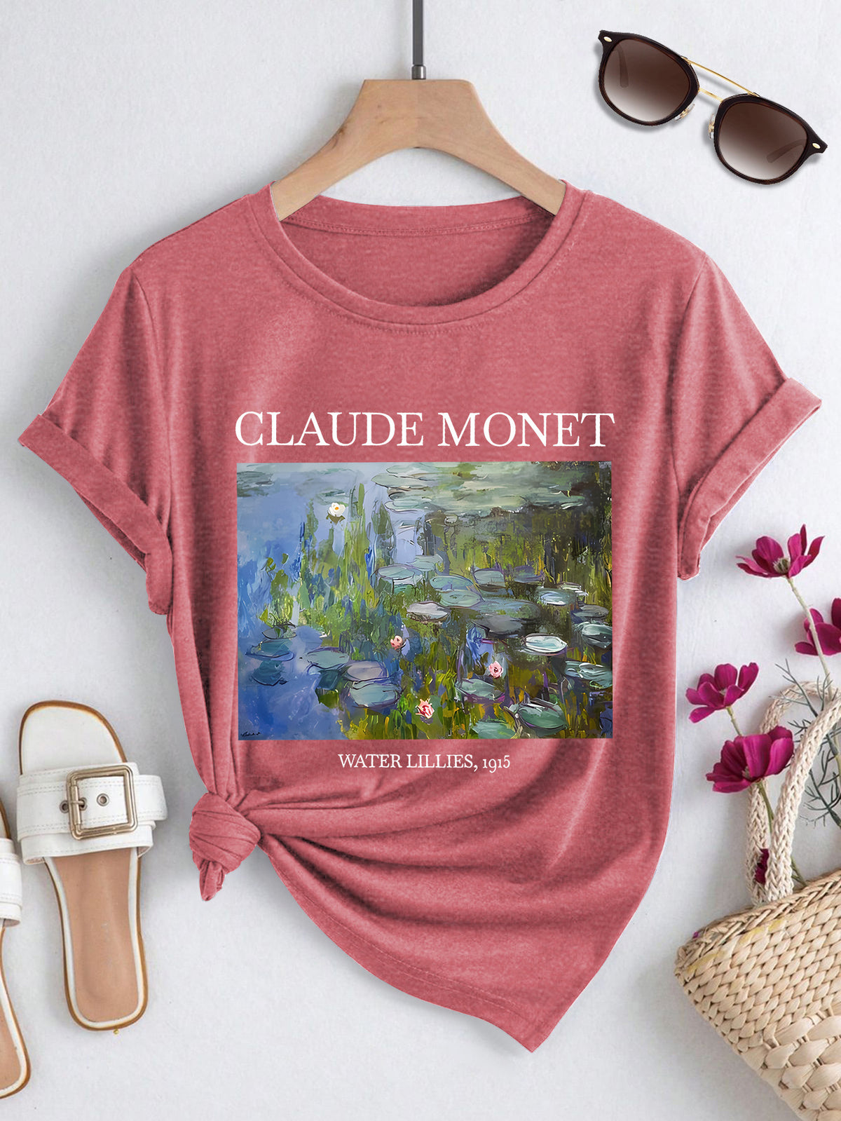 T-shirt grande taille, coupe ample, manches courtes, visuel produit