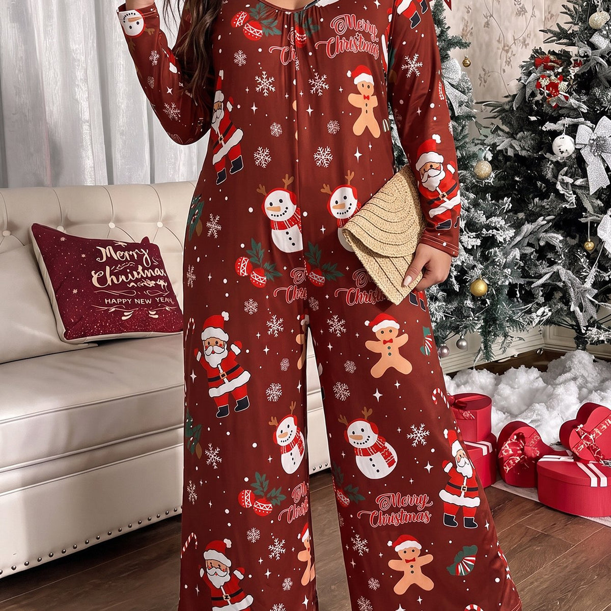 Combinaison grande taille, poches pratiques, chaleur d'hiver