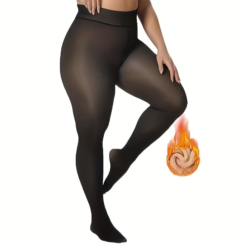 Collant grande taille — matière : polyester