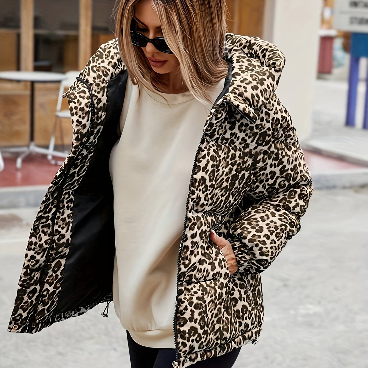 Veste grande taille — matière : polyester