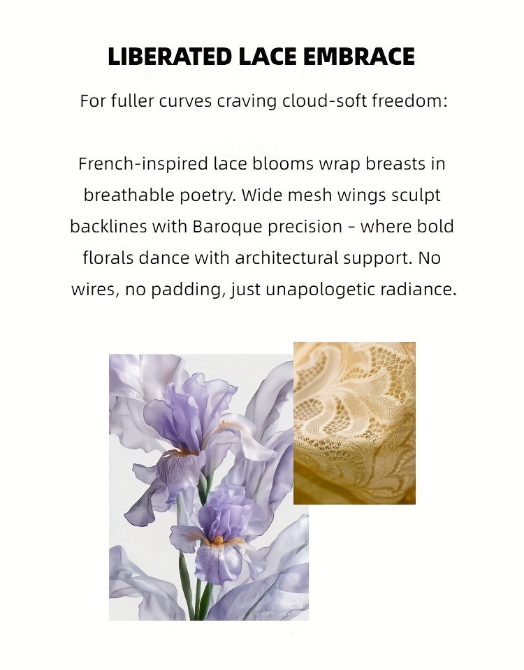 Soutien-gorge minimiseur grande taille — Noir, rose et champagne
