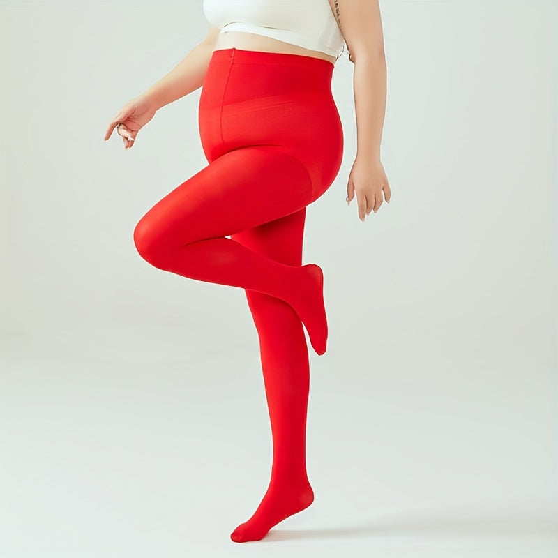 Legging grande taille en velours — Doublure et toucher profond — composition : 70% Polyamide, 30% Élasthanne Image