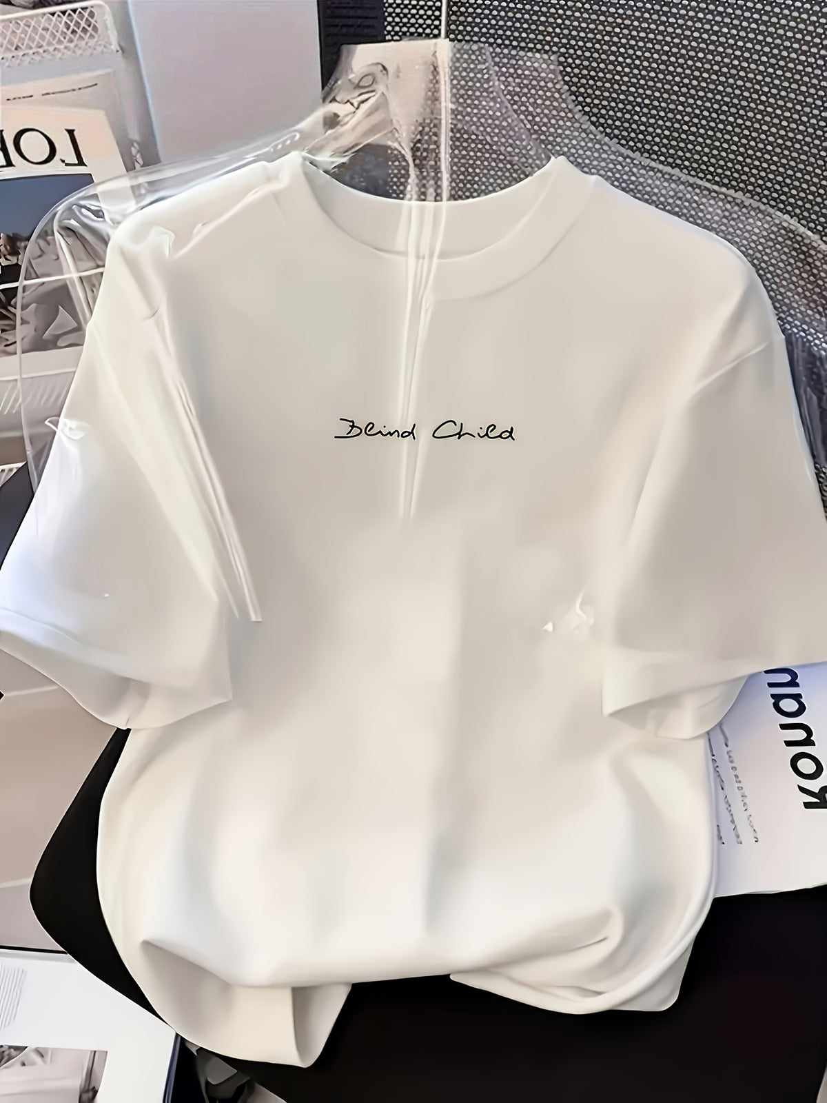 T-shirt grande taille, coupe oversize, manches courtes — composition : 100% Polyester Image