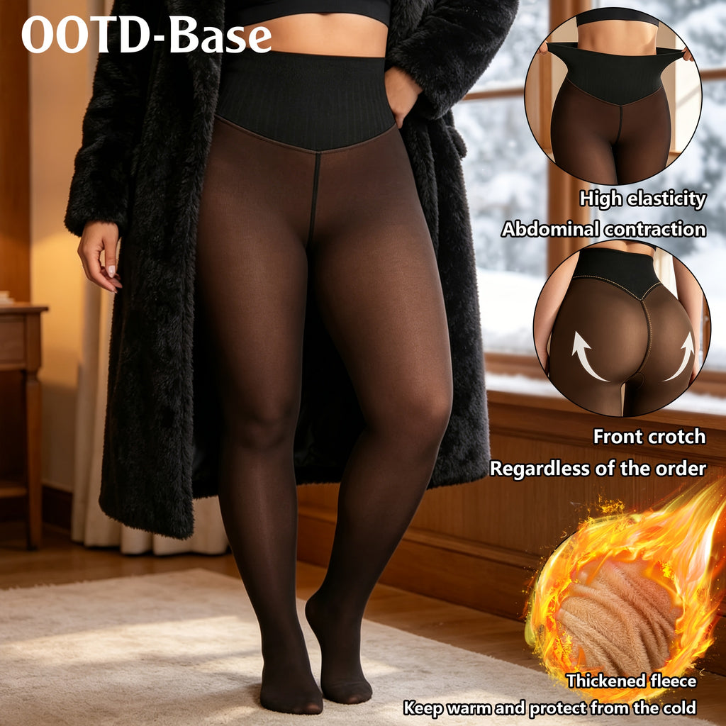 Collant grande taille — Effet gainant — matière : polyester