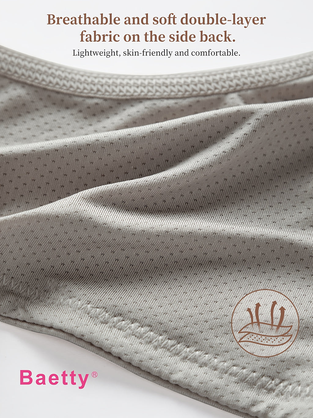 Soutien-gorge de sport grande taille — Deux bonnets cerclés