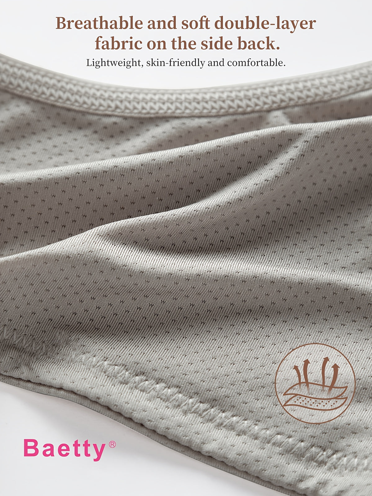 Soutien-gorge de sport grande taille — Deux bonnets cerclés