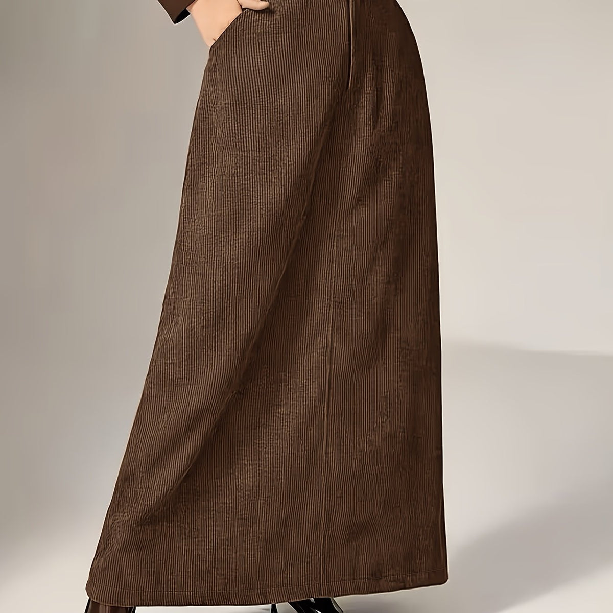 Jupe grande taille — matière : étoffe tissée Image