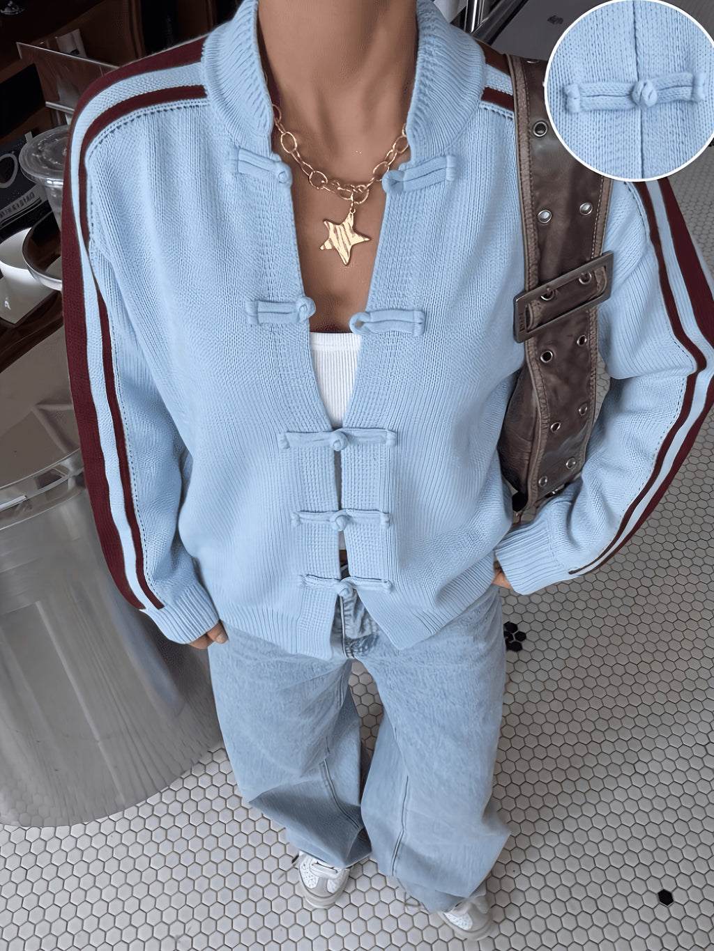 Veste grande taille, coupe oversize, manches longues, chaleur d'hiver — composition : 100% Polyester