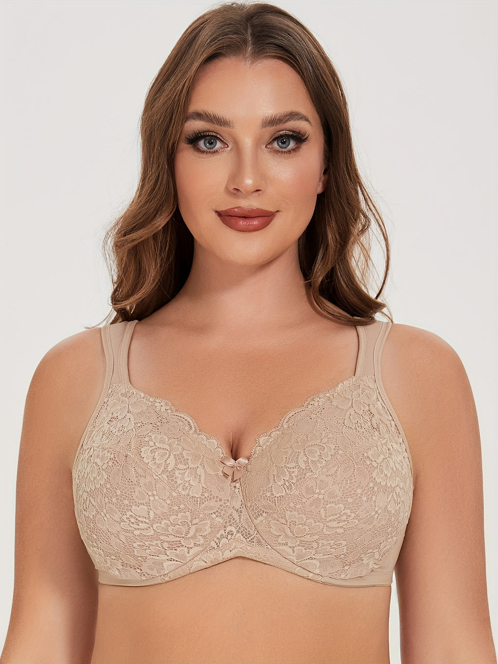 Soutien-gorge en dentelle florale grande taille — 39 tailles