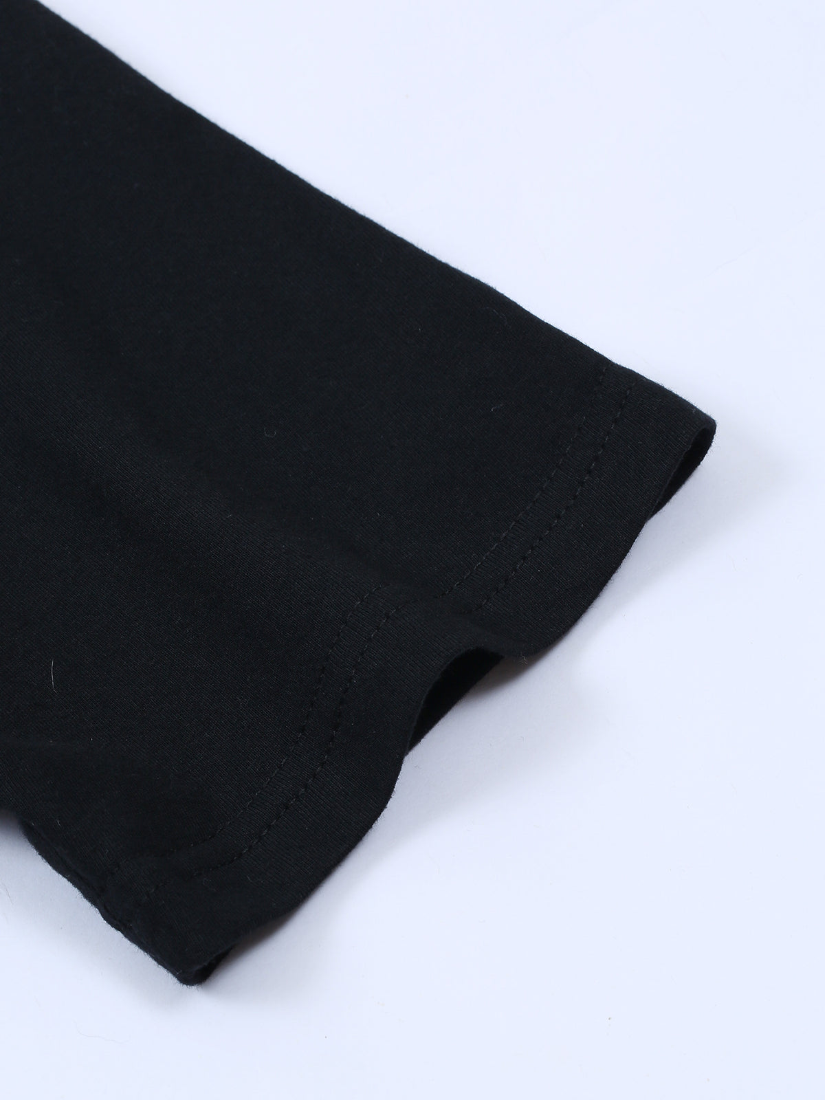 T-shirt grande taille, col rond, manches courtes, toucher naturel, vu de dos