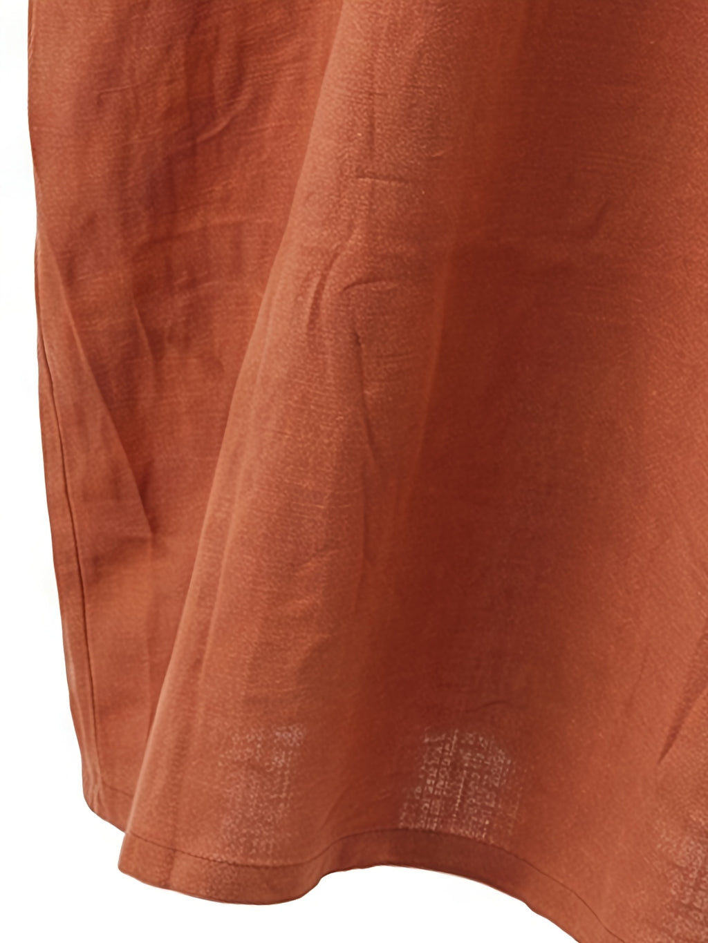 Robe en lin grande taille — Maxi cocon à poches de côté