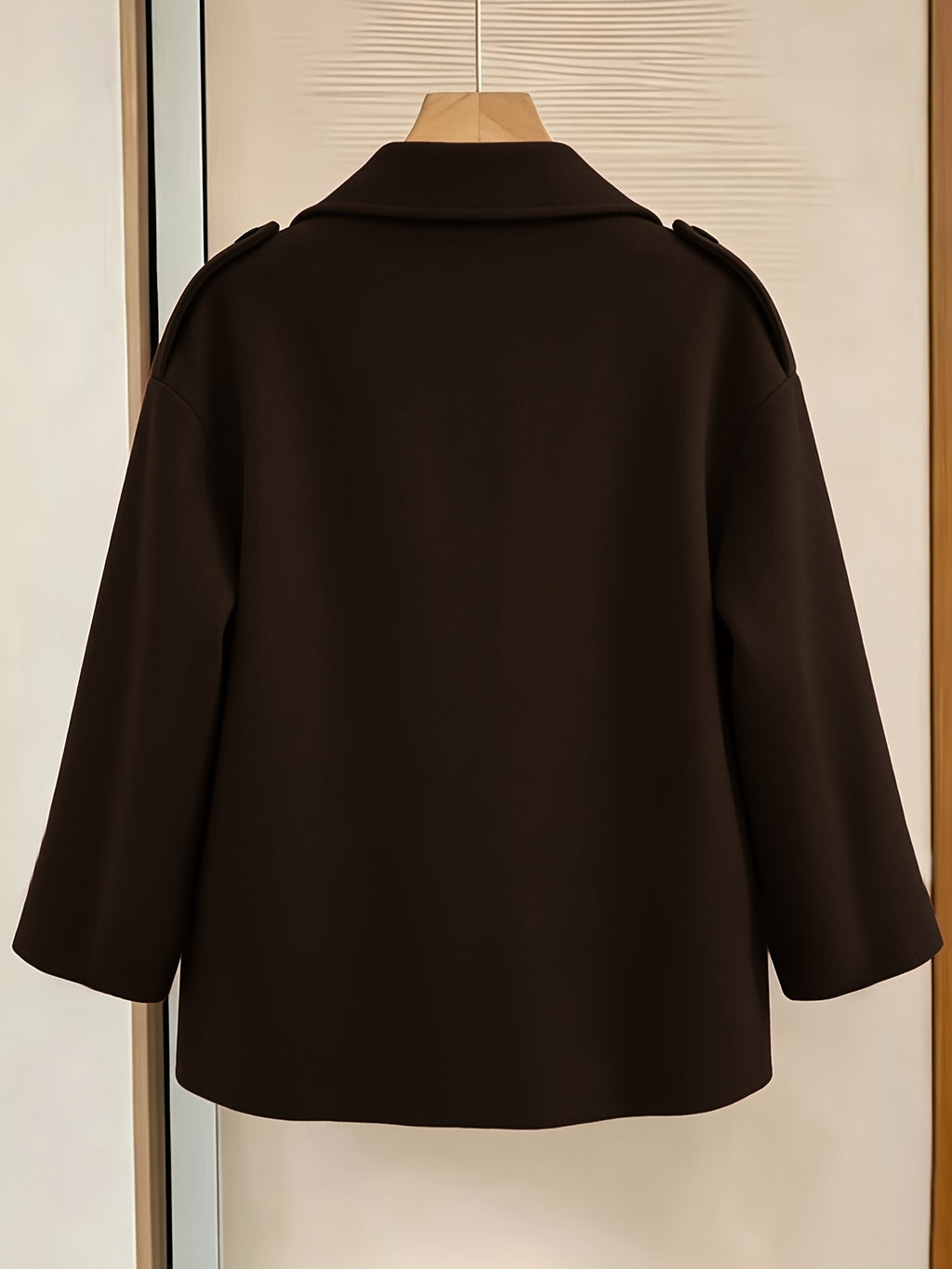 Manteau grande taille, doublure, gros plan