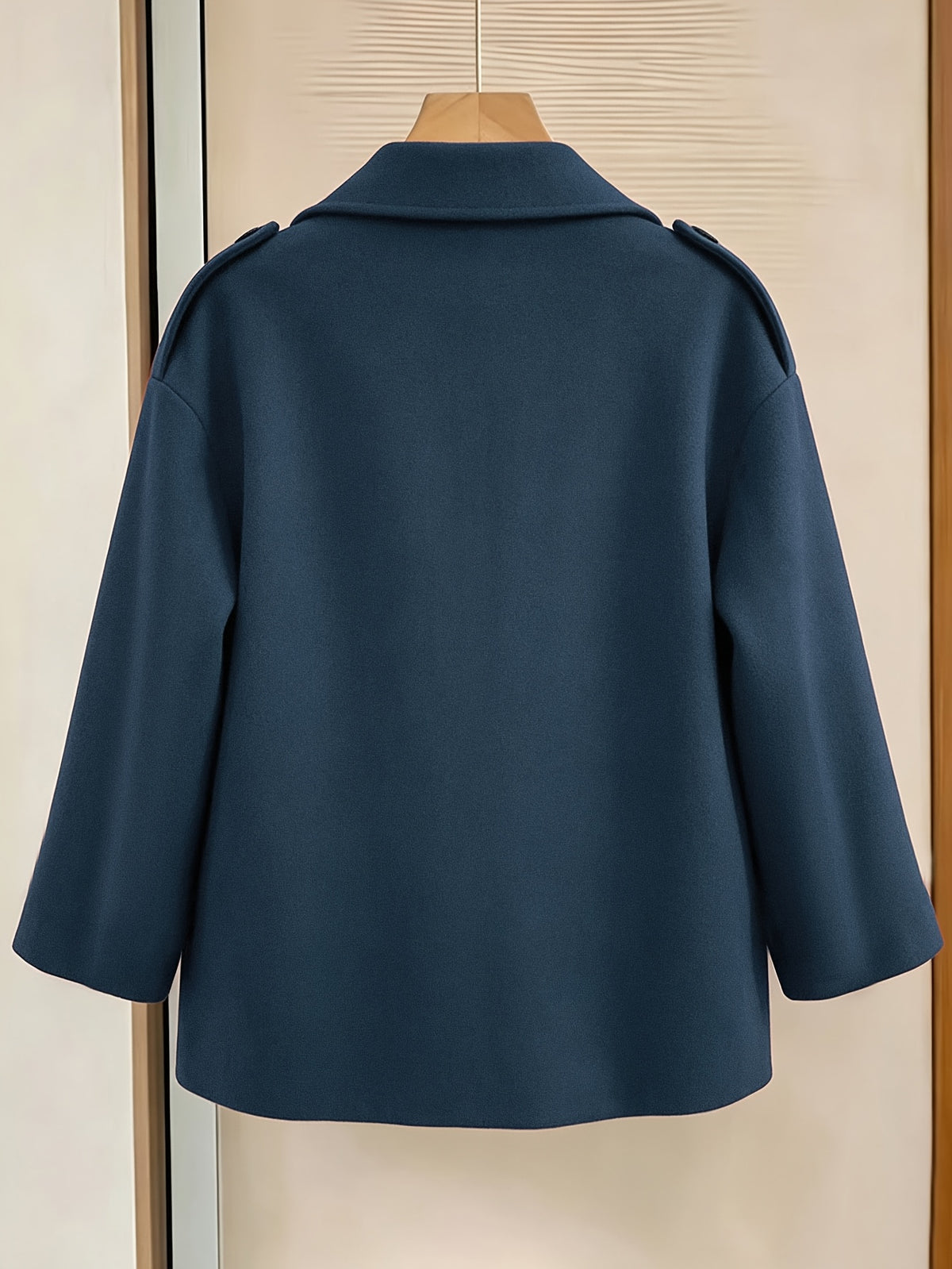 Manteau grande taille, doublure, détail du tissu